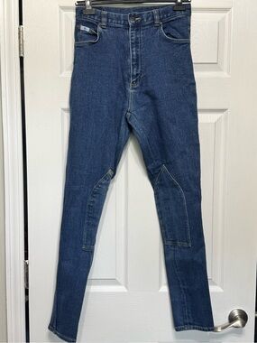 Womens Miller’s Vintage Equestrian Reinforced Dark Riding Denim Breeches 26